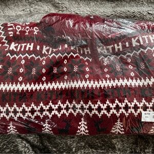 Kith Chenille Fair Isle Quarter Zip Kithmas 2025 Allure Size XXL